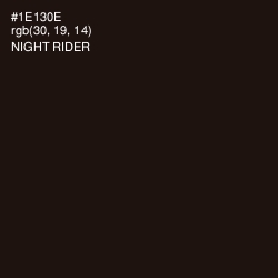 #1E130E - Night Rider Color Image